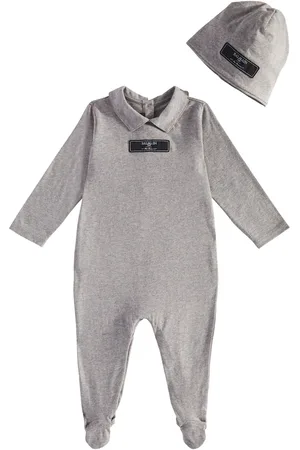 Balmain Baby cotton jersey onesie and beanie set