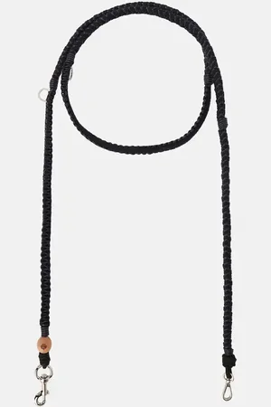Loro Piana Leather and cashmere dog leash