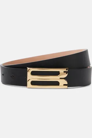 Victoria Beckham Frame leather belt