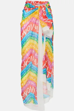 VALENTINO Chevron 24 beach cover-up