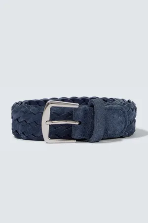Loro Piana Woven suede belt
