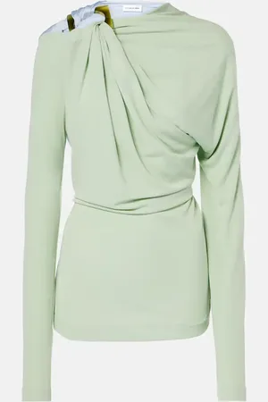Victoria Beckham Draped jersey top