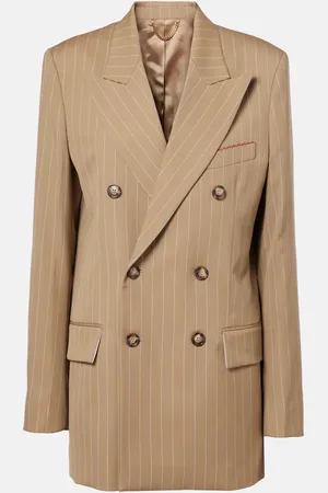 Victoria Beckham Pinstripe virgin wool blazer