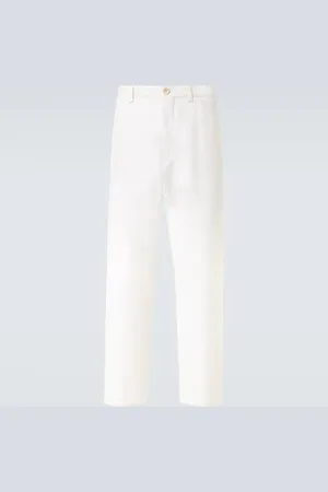 Brunello Cucinelli Cotton and linen chinos