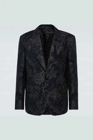 Etro Jacquard velvet blazer