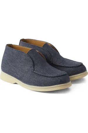 Loro Piana Open Walk denim loafers