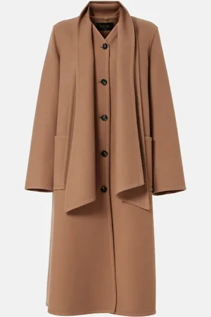 Loro Piana Gladwin scarf-detail cashmere coat