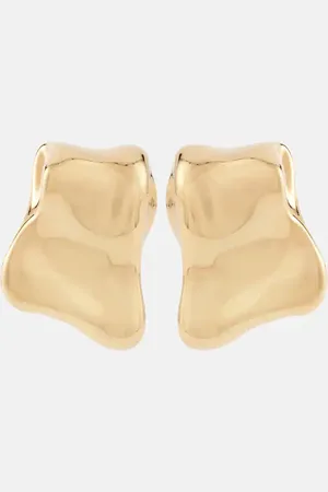Oscar de la Renta Sculpted clip-on earrings