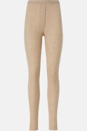 Loro Piana Cocooning ribbed-knit cashmere leggings
