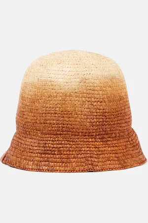 Staud Meyers ombrÃ© raffia bucket hat