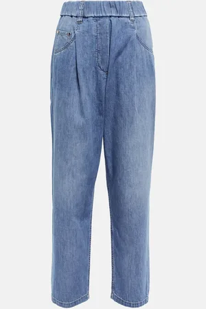 Brunello Cucinelli High-rise straight jeans
