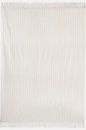Loro Piana Pinstriped cashmere throw