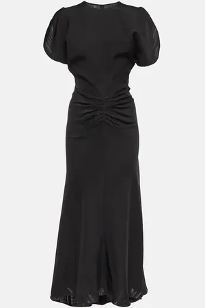 Victoria Beckham CrÃªpe midi dress