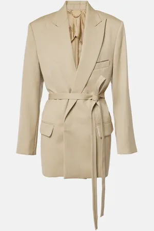Victoria Beckham Belted wool blazer