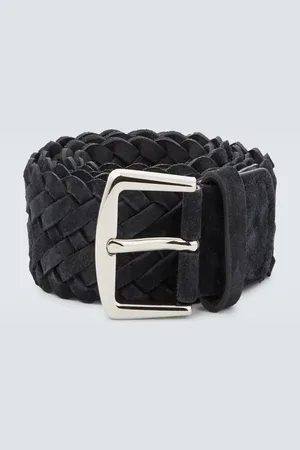 Loro Piana Alsavel braided suede belt