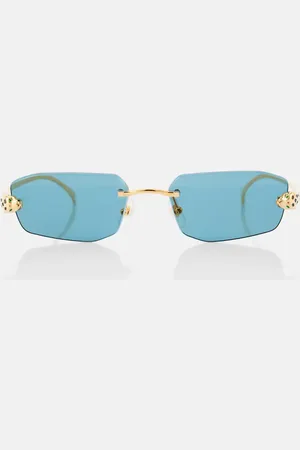 Cartier PanthÃ¨re de Cartier rectangular sunglasses