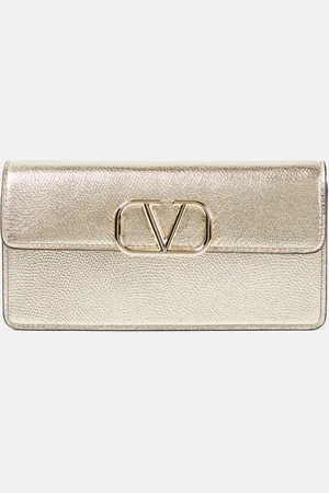 VALENTINO GARAVANI VLogo Signature Small leather wallet on chain
