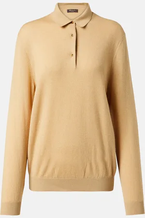 Loro Piana Luciole cashmere-blend polo sweater