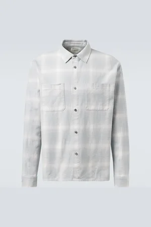 Frame Checked cotton overshirt