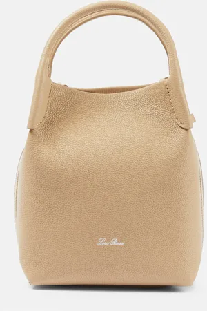 Loro Piana Bale Small leather tote bag