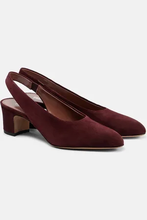 PARIS TEXAS Lavinia 50 suede slingback pumps