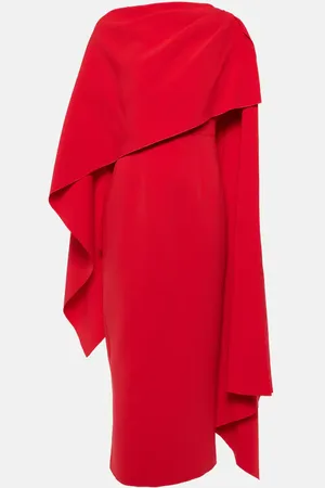 Roksanda Demetria caped midi dress