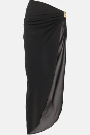 Balmain Asymmetric beach cover-up