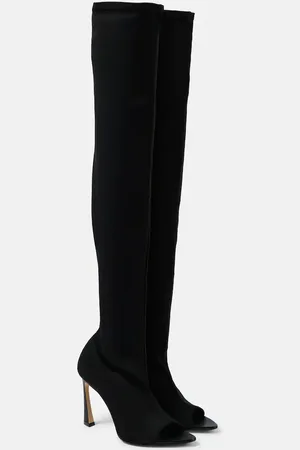 Victoria Beckham Peep Toe over-the-knee boots