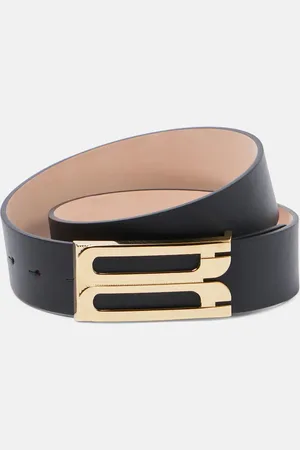 Victoria Beckham Jumbo Frame leather belt