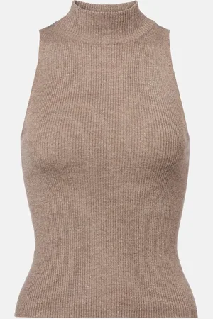 Brunello Cucinelli Ribbed-knit turtleneck top