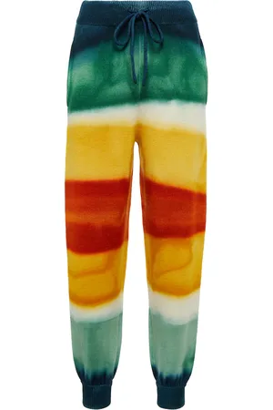 Alanui Paradise striped sweatpants