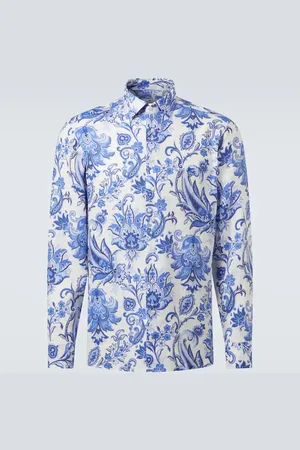 Etro Roma paisley linen shirt