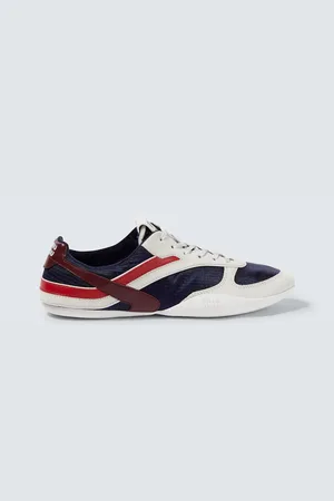 Miu Miu Gymnasium leather-trimmed sneakers