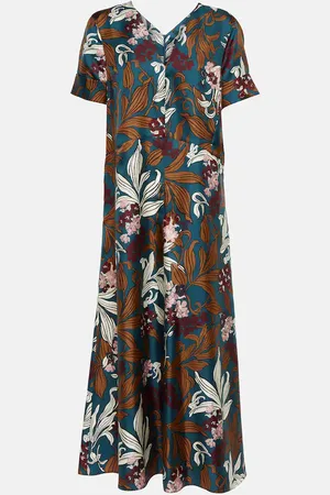 Max Mara Paolo floral silk midi dress