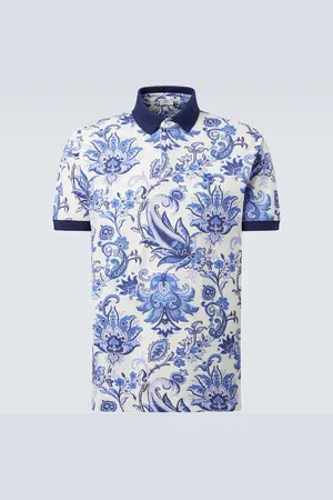 Etro Paisley cotton polo shirt