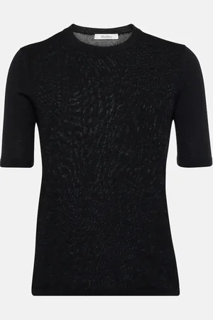 Max Mara Warren silk and cashmere top