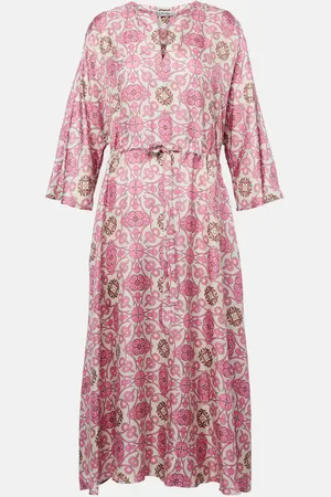 Max Mara Fulvia printed silk maxi dress
