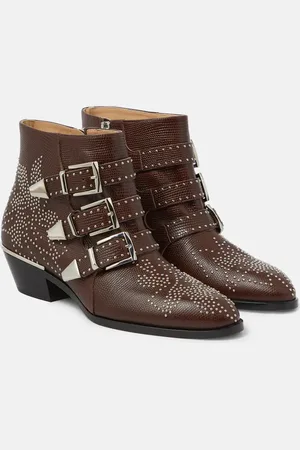 Chloé Susan studded leather ankle boots