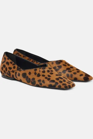 Totême Everyday calf hair slip-on shoes