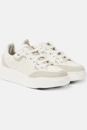Max Mara ActiveGreen leather sneakers