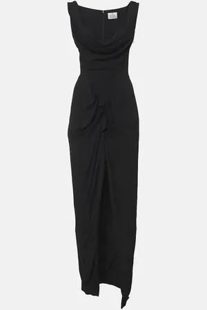 Vivienne Westwood Panther gathered asymmetric maxi dress