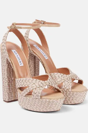 Aquazzura Sundance Plateau 140 platform sandals