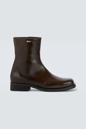 OUR LEGACY Camion leather ankle boots