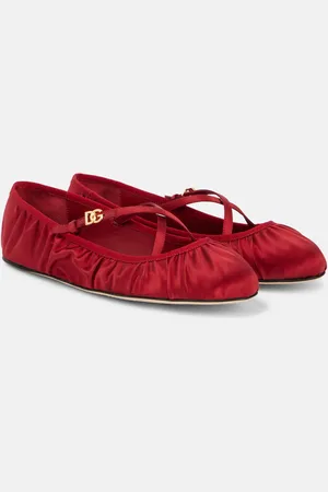 Dolce & Gabbana DG satin ballet flats