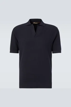 Loro Piana Walkery cotton and silk polo shirt