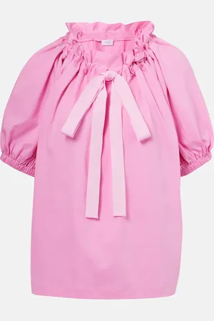Patou Bow-detail cotton jersey top