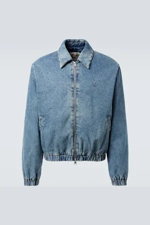 Ami Ami De CÅur distressed denim blouson