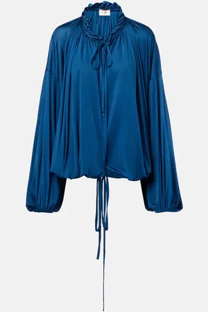 Saint Laurent Gathered blouse