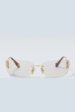 Miu Miu Logo oval sunglasses