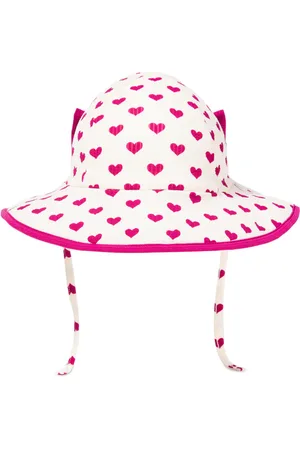 Konges Sløjd Bowie bow-detail printed bucket hat